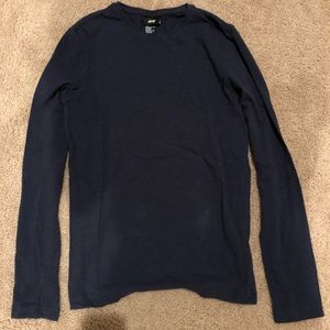 H & M Navy Long-Sleeve Tee